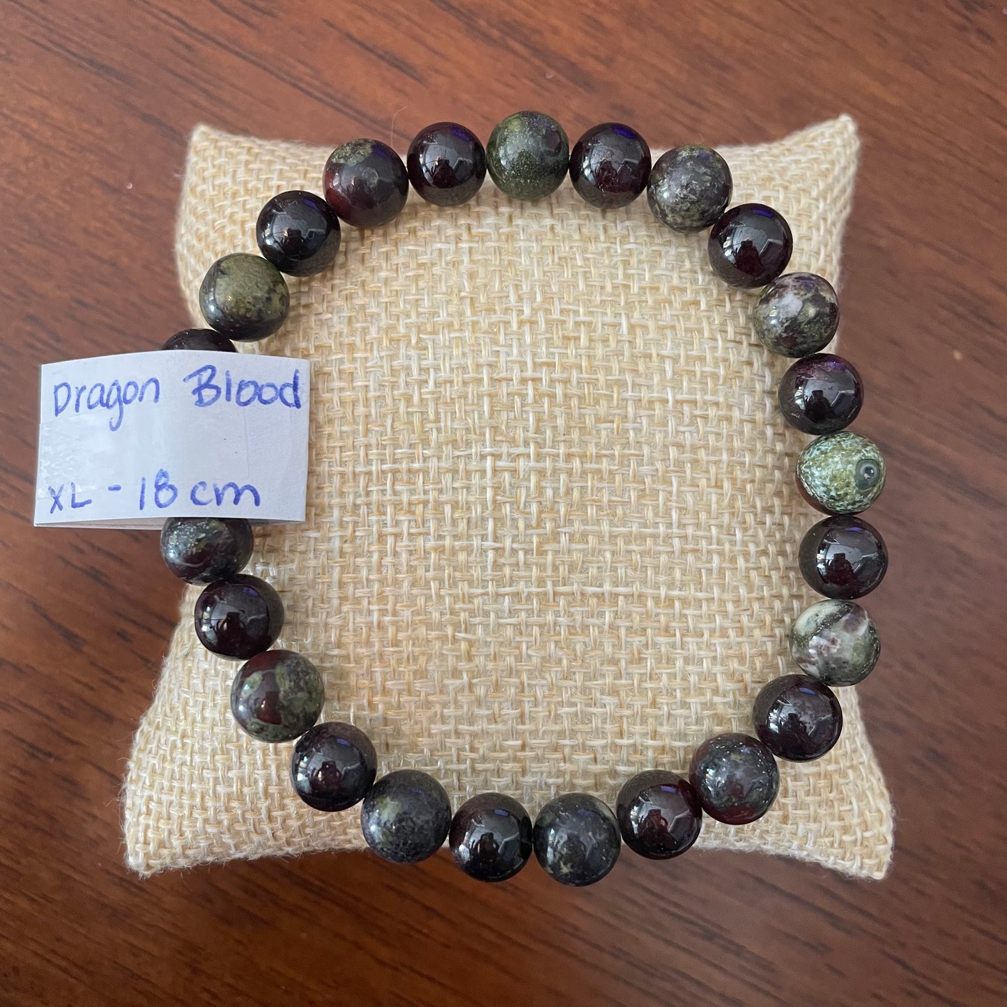 Dragon Blood Jasper + Garnet Bracelet