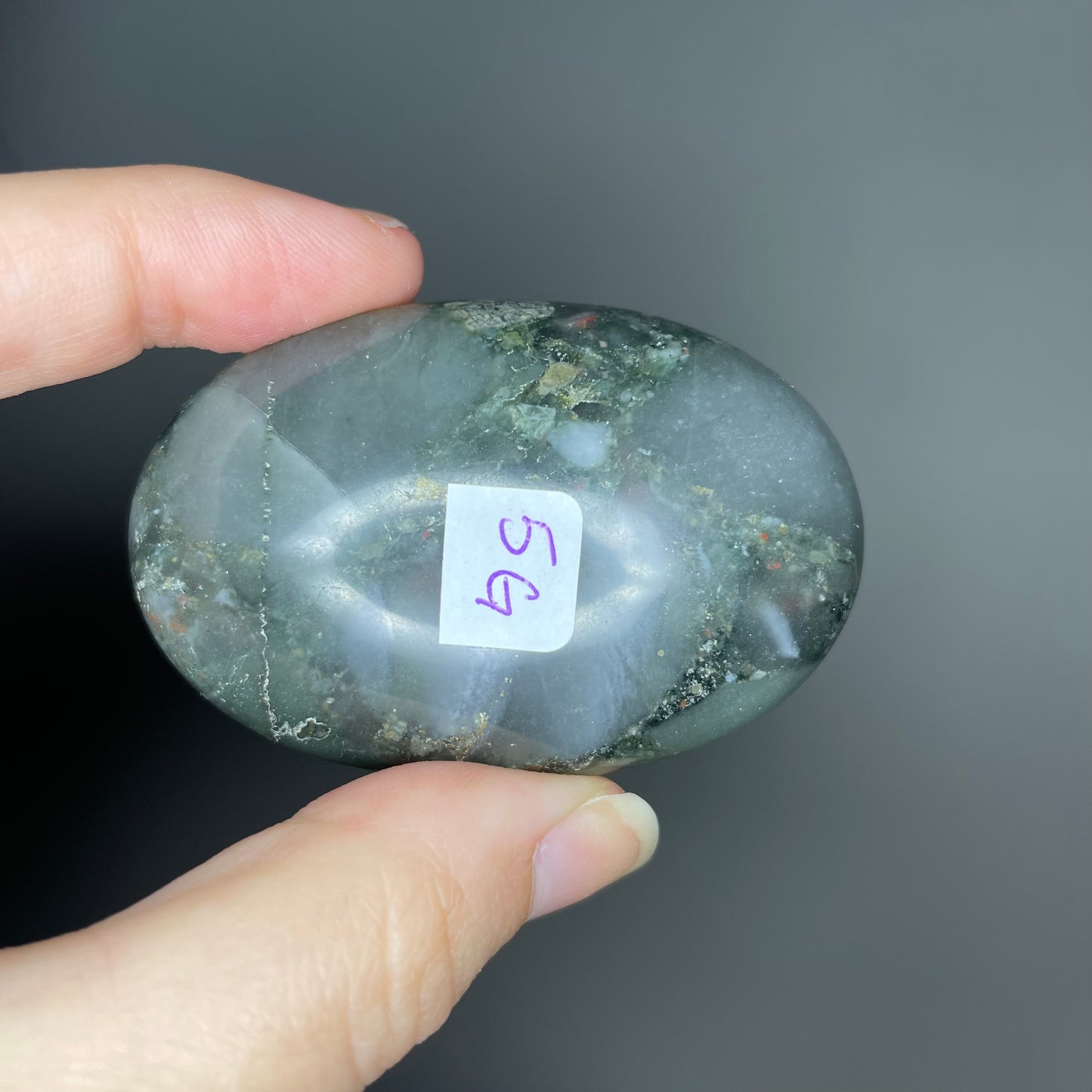 Bloodstone Palm Stones