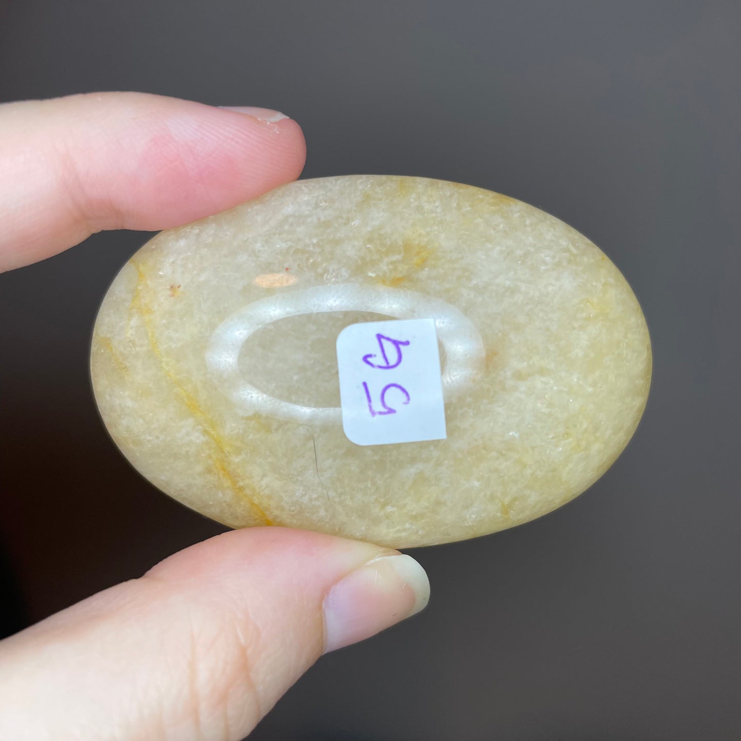 Peach Aventurine Palm Stones