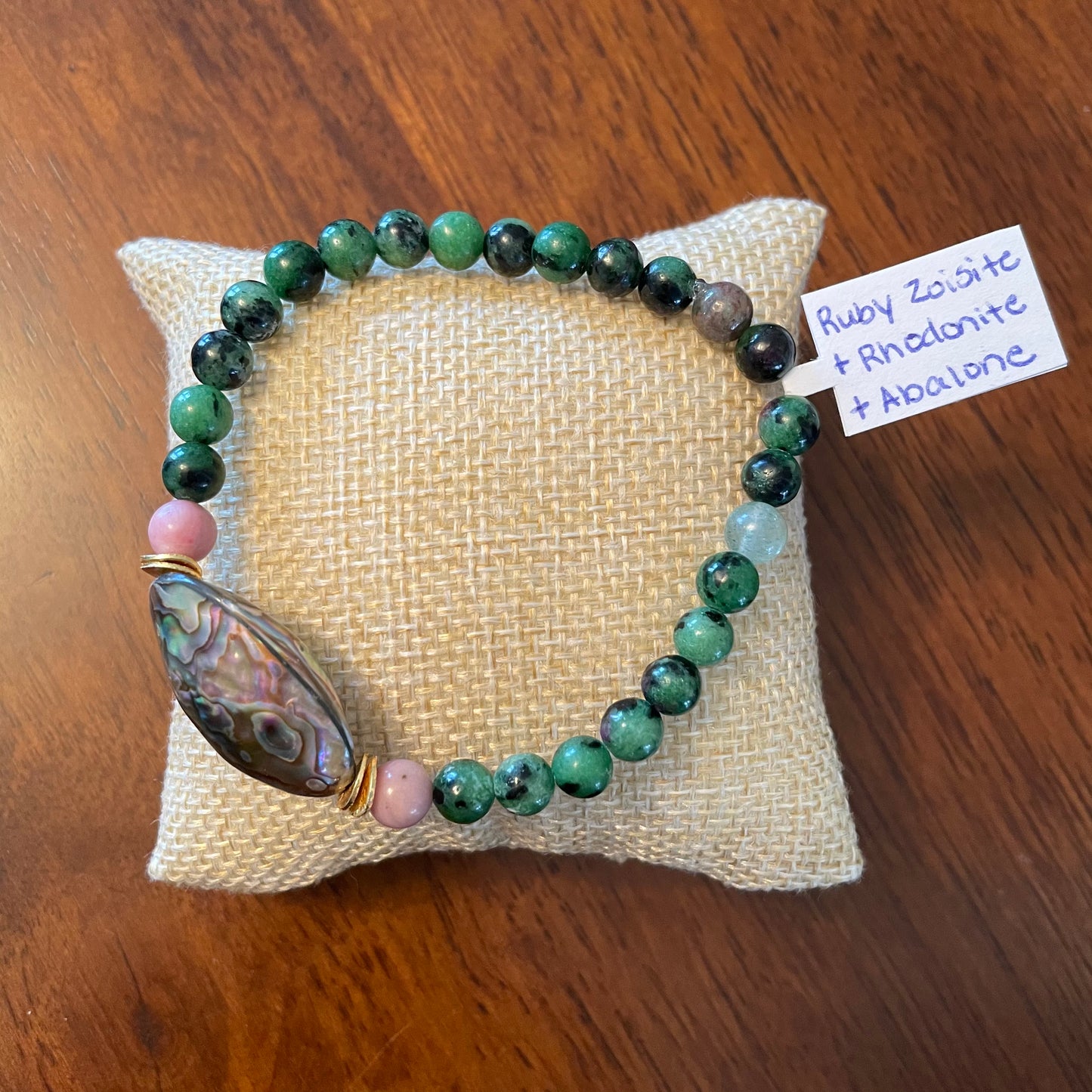 Ruby Zoisite Bracelet