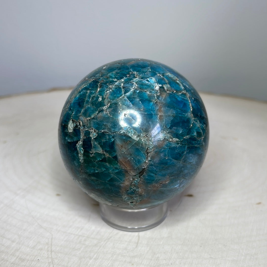 Blue Apatite Spheres