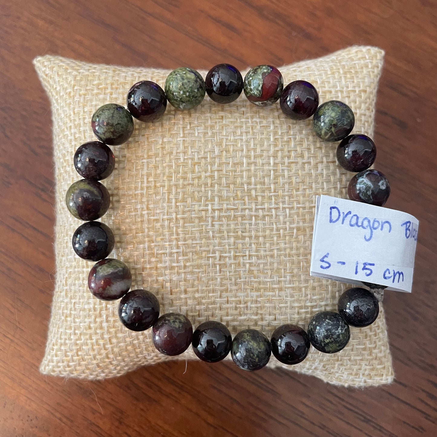 Dragon Blood Jasper + Garnet Bracelet