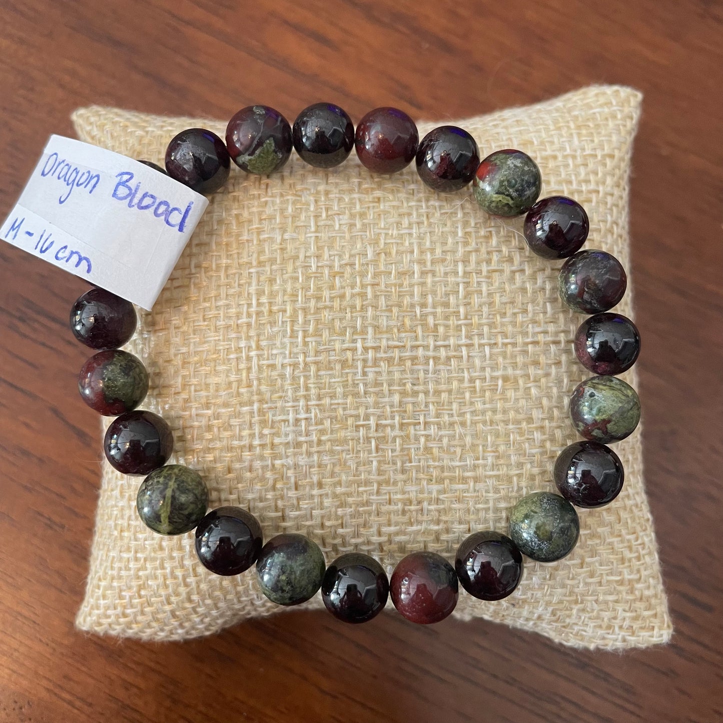 Dragon Blood Jasper + Garnet Bracelet