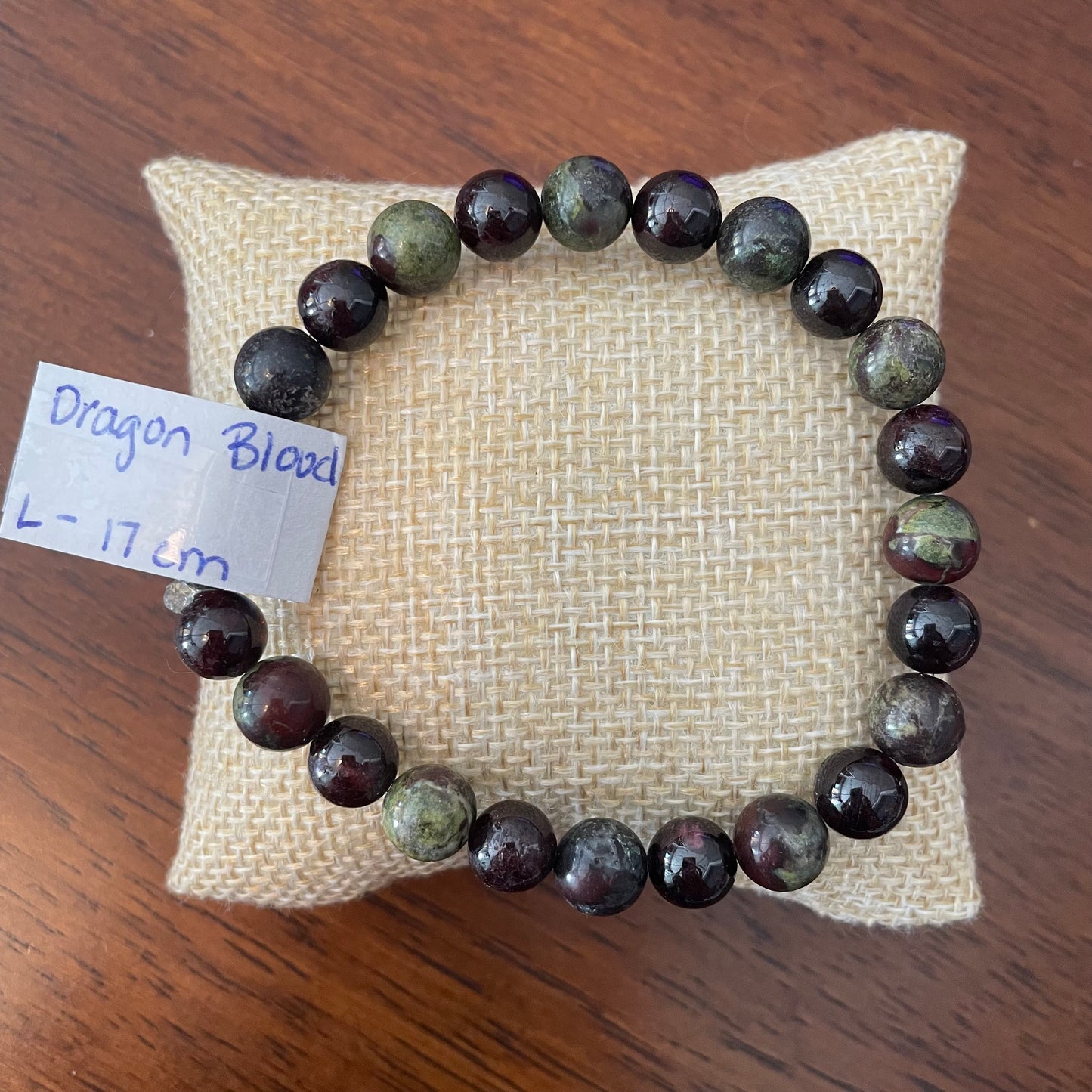 Dragon Blood Jasper + Garnet Bracelet