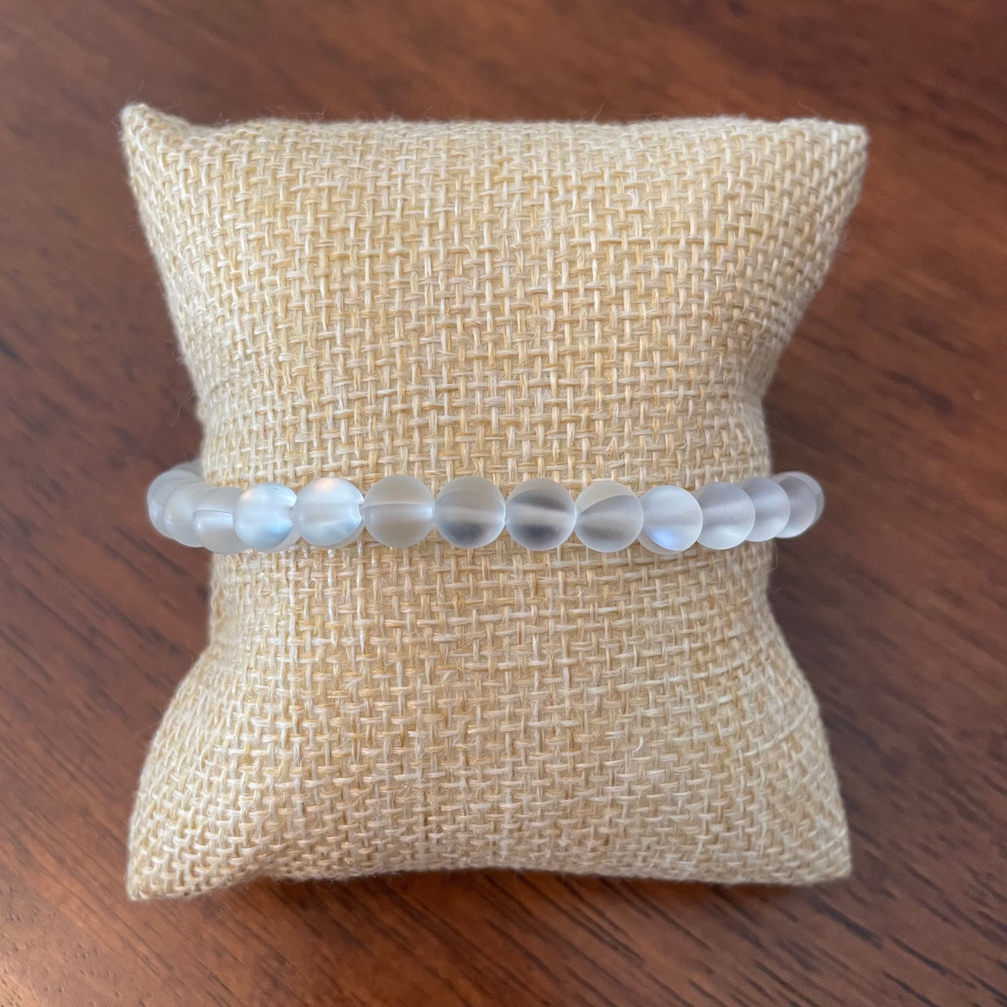 Matte Mystic Aura Quartz Bracelet