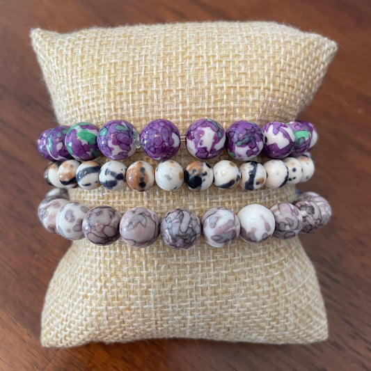 Rain Flower Stone Bracelet