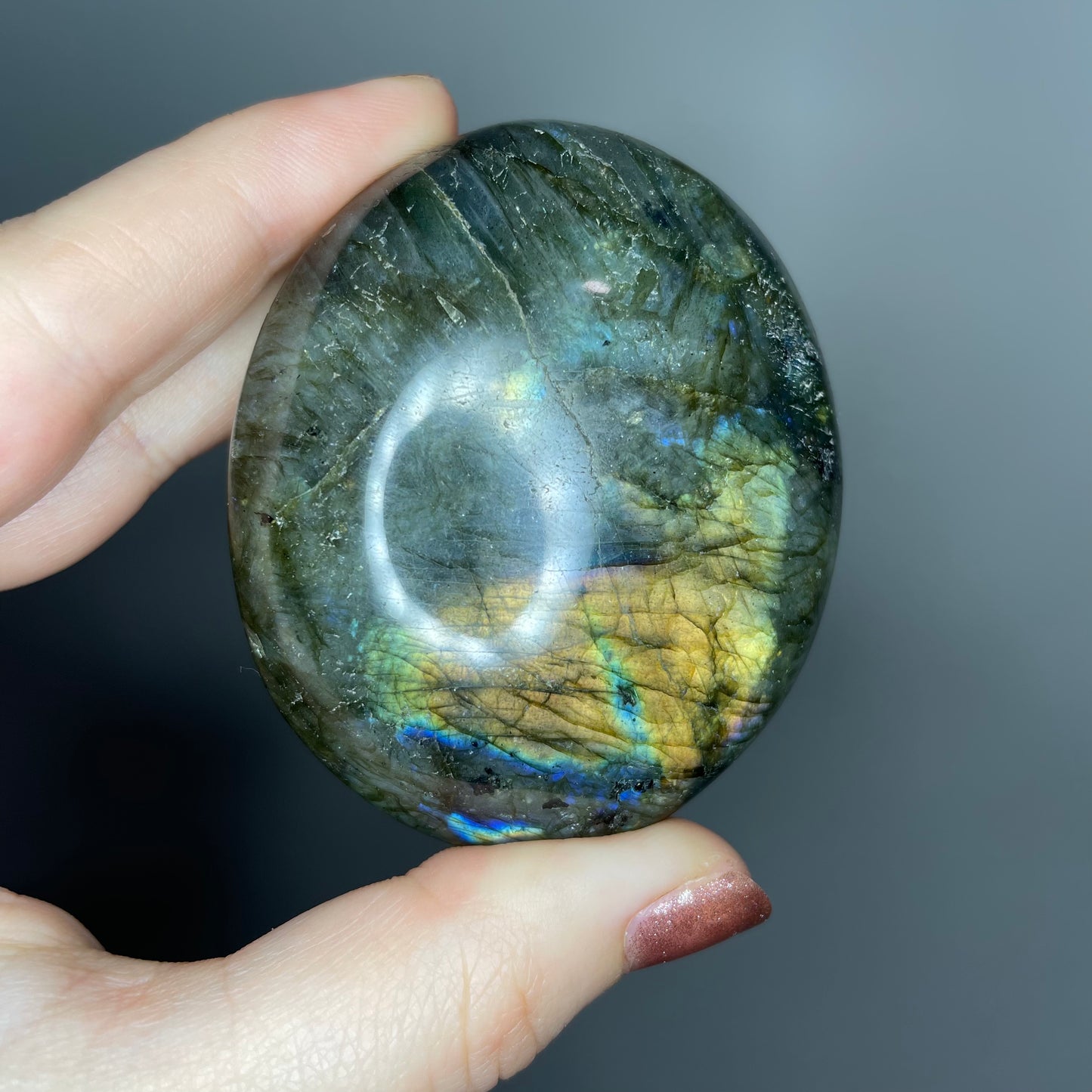 Labradorite Palm Stone