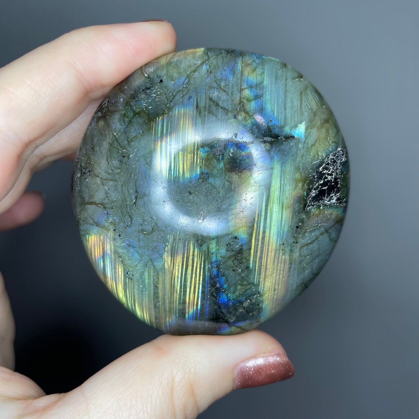 Labradorite Palm Stone