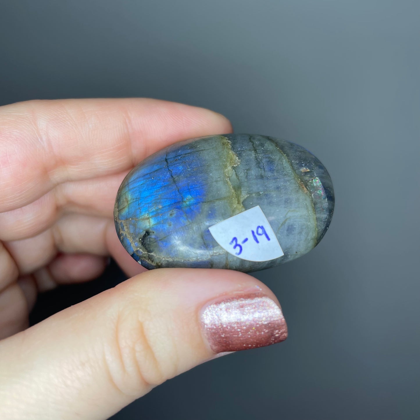 Labradorite Palm Stone