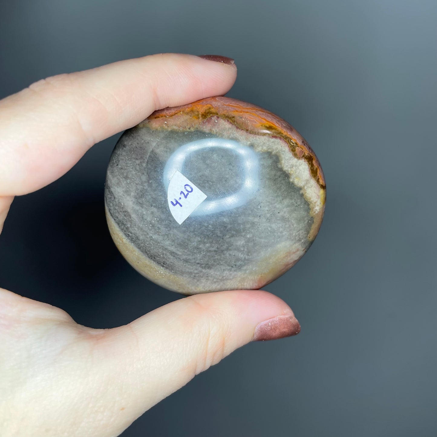 Polychrome Jasper Palm Stones (Less than $5)