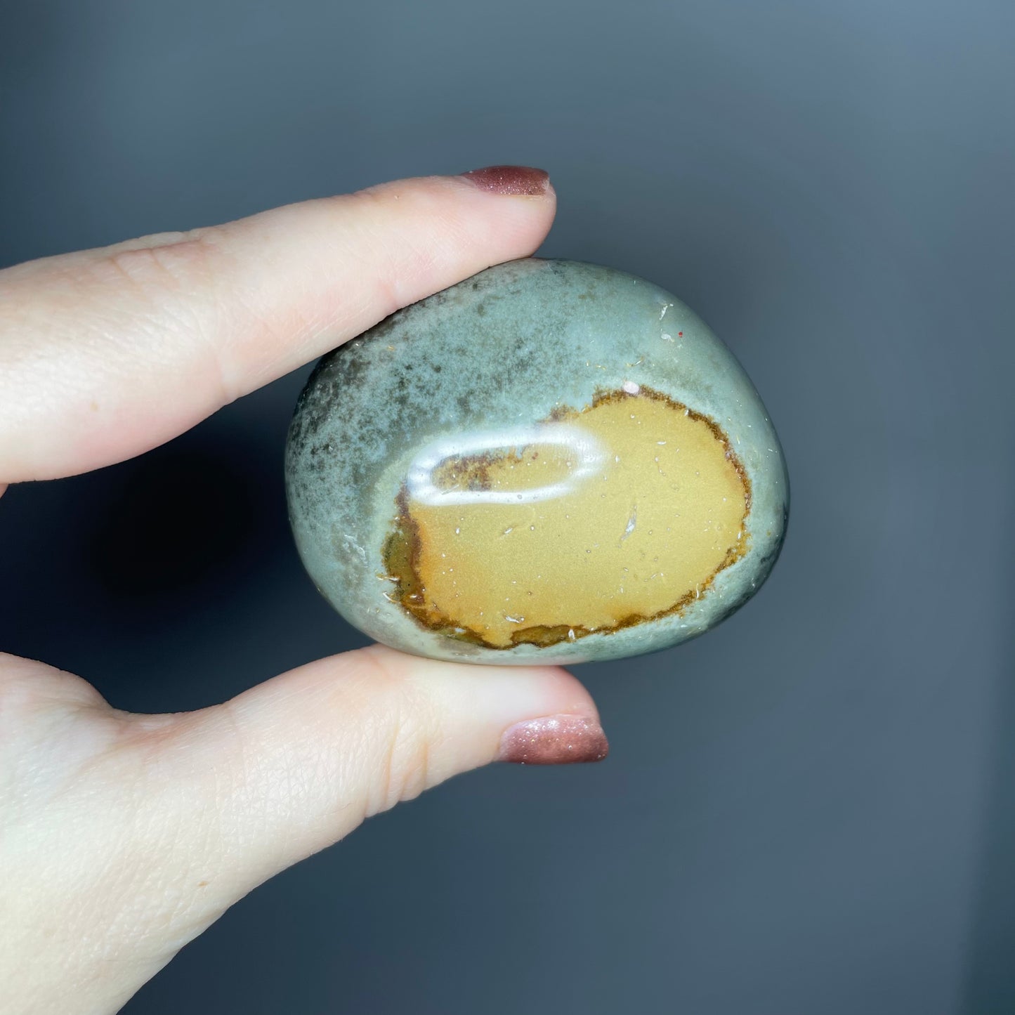 Polychrome Jasper Palm Stones (Less than $5)