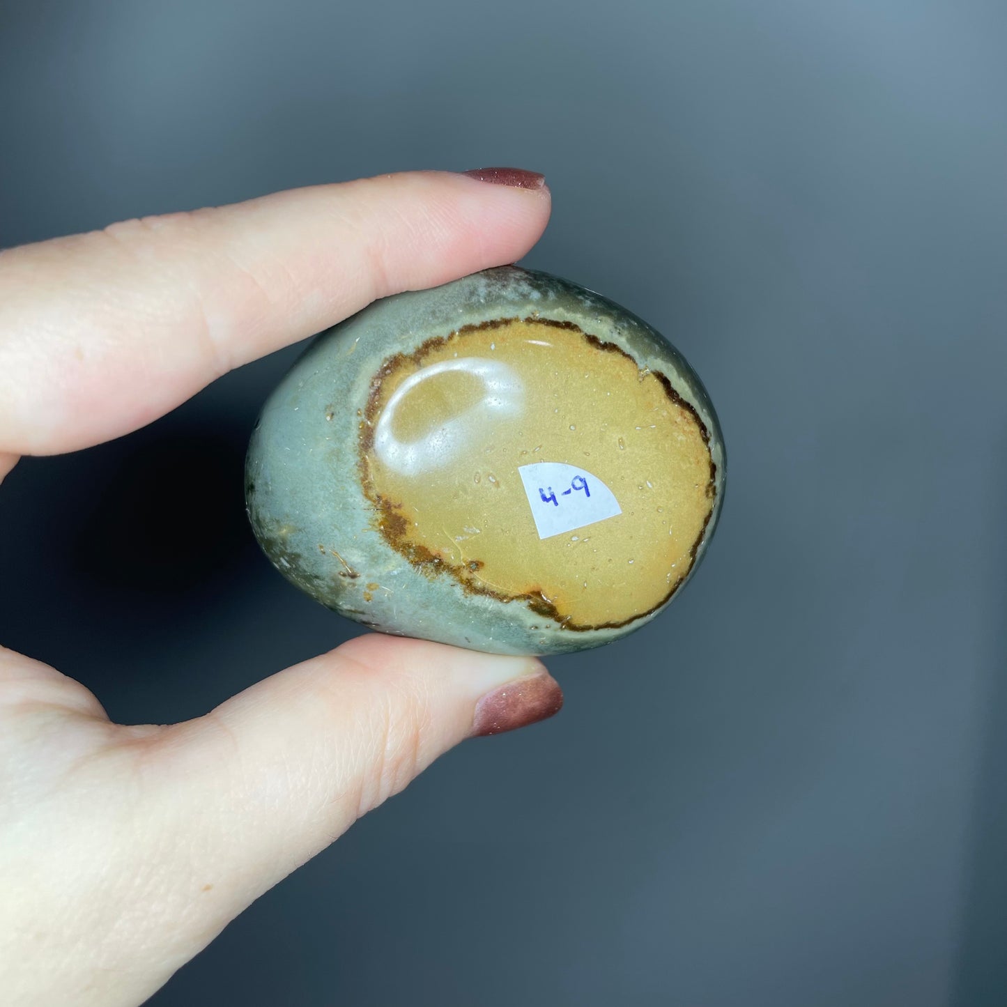 Polychrome Jasper Palm Stones (Less than $5)