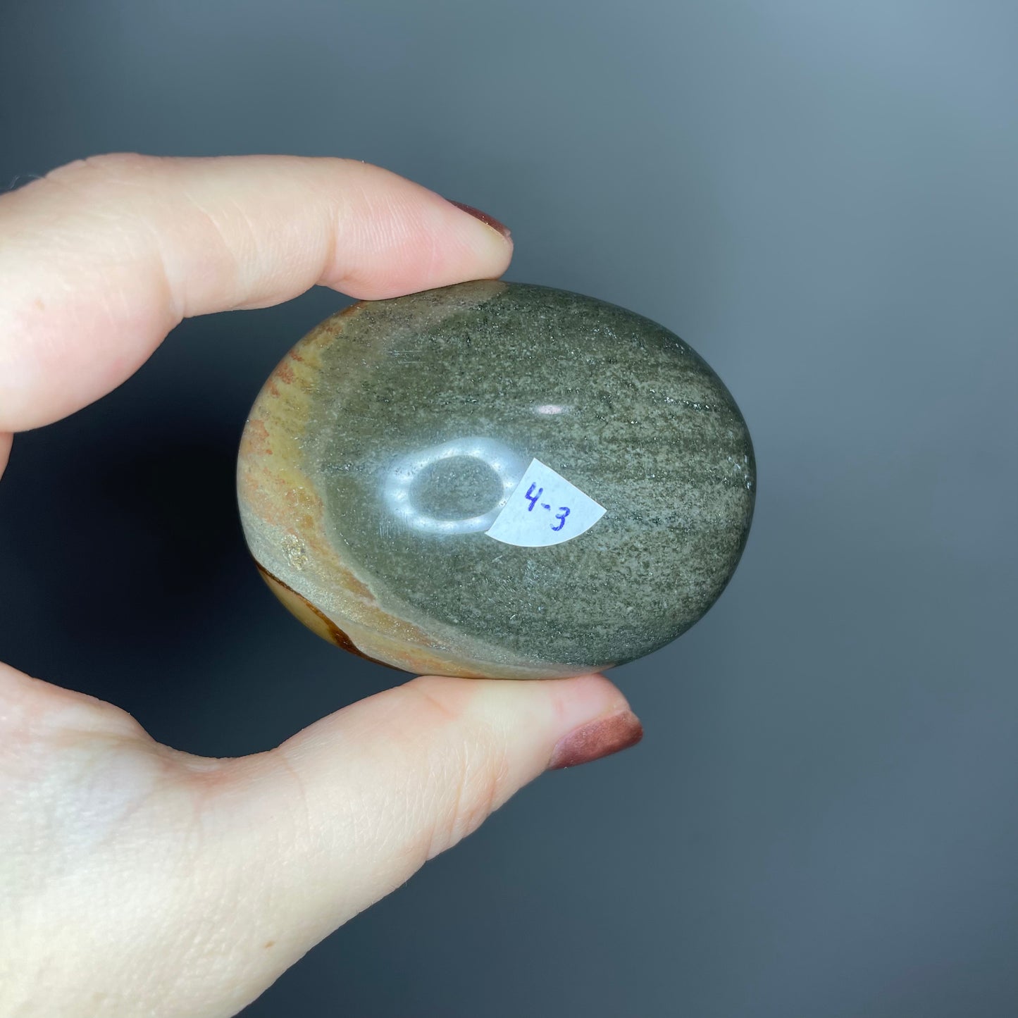 Polychrome Jasper Palm Stones (Less than $5)