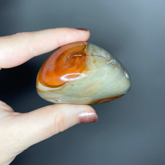 Polychrome Jasper Palm Stones ($5-6)