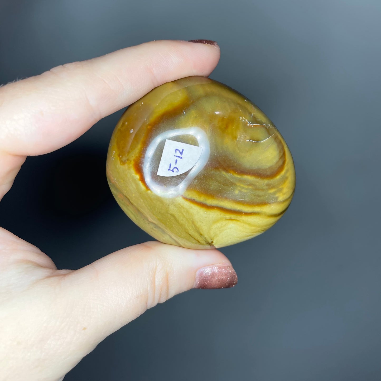 Polychrome Jasper Palm Stones ($5-6)