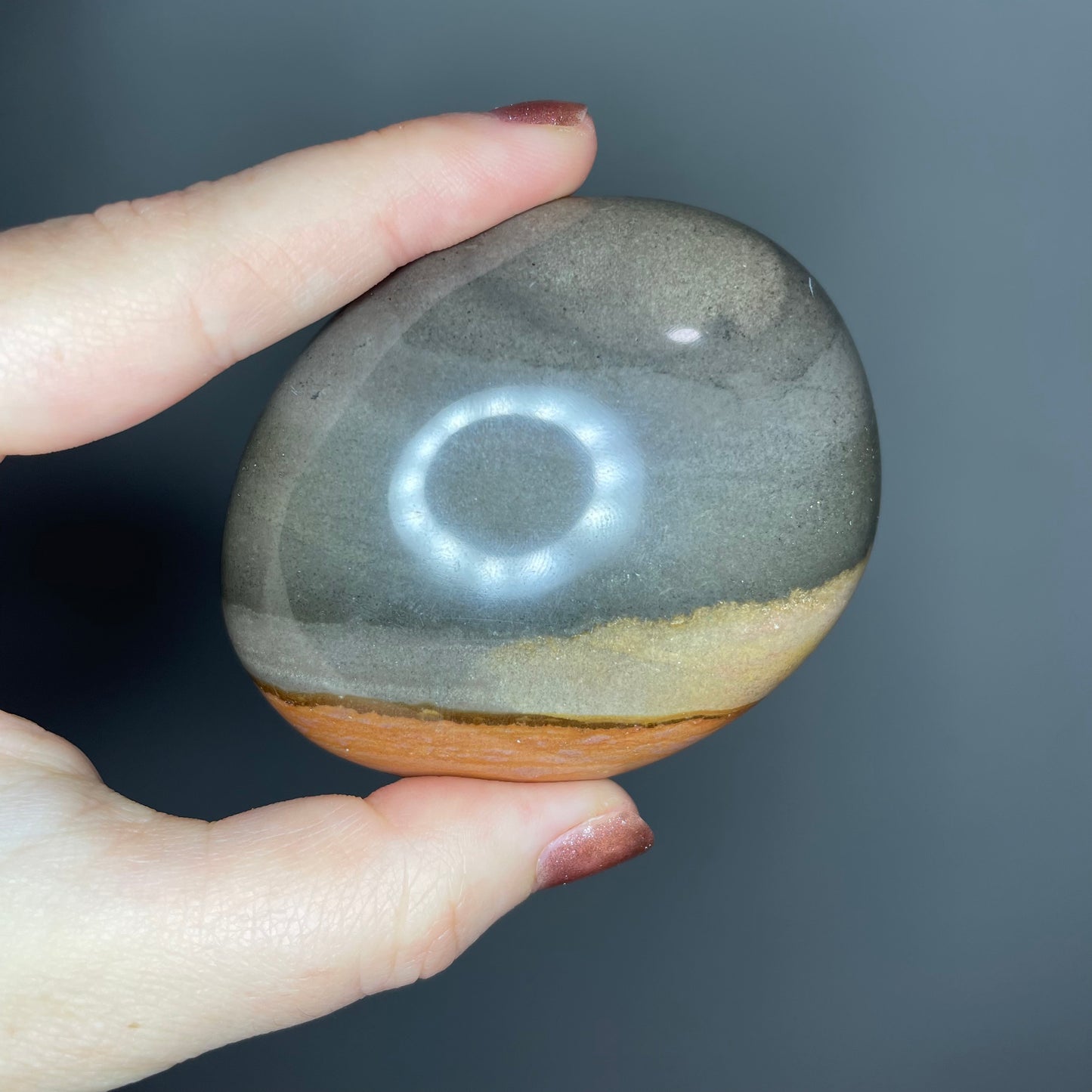 Polychrome Jasper Palm Stones ($5-6)