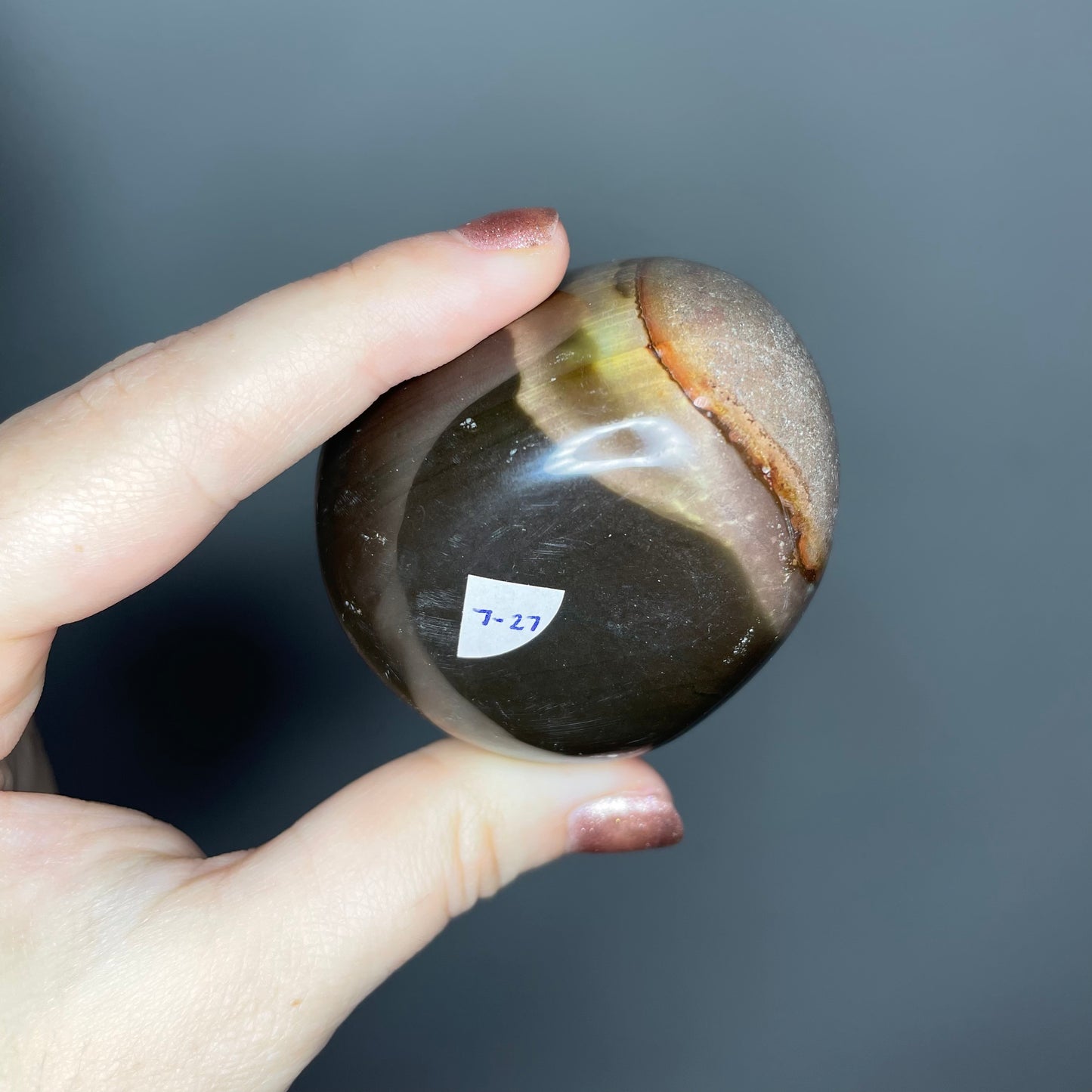Polychrome Jasper Palm Stones ($7-10)