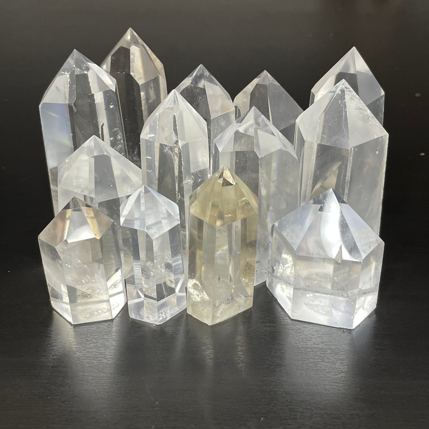 Clear Quartz Towers