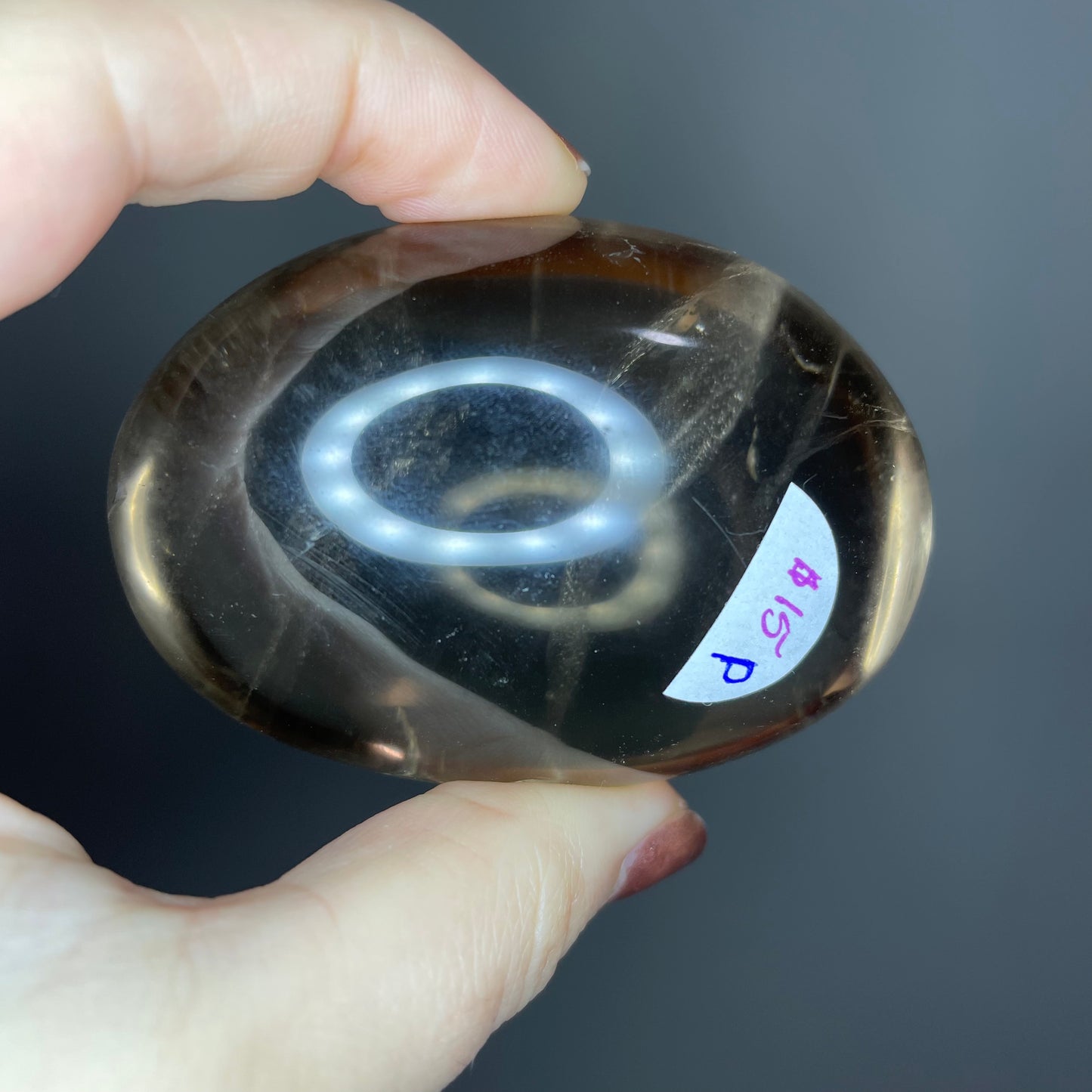 Smokey Quartz Palm Stones