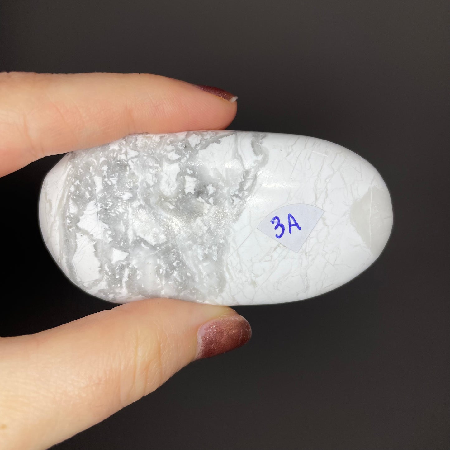 Howlite Palm Stones (Low Quality)