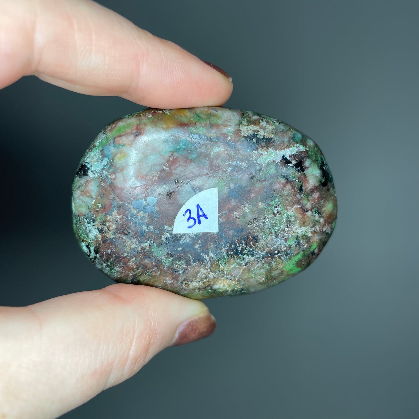 Shattuckite Palm Stones