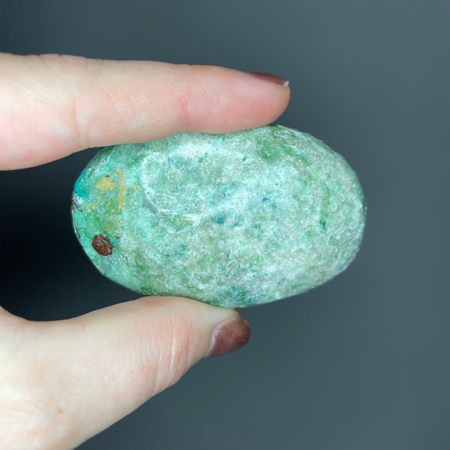 Shattuckite Palm Stones