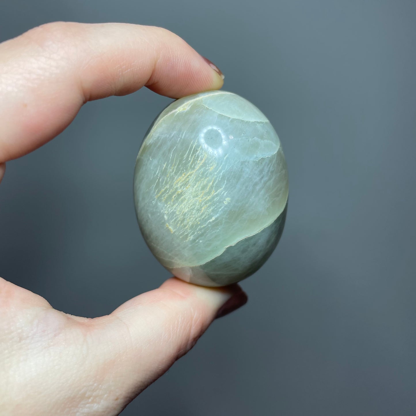Garnierite Palm Stones