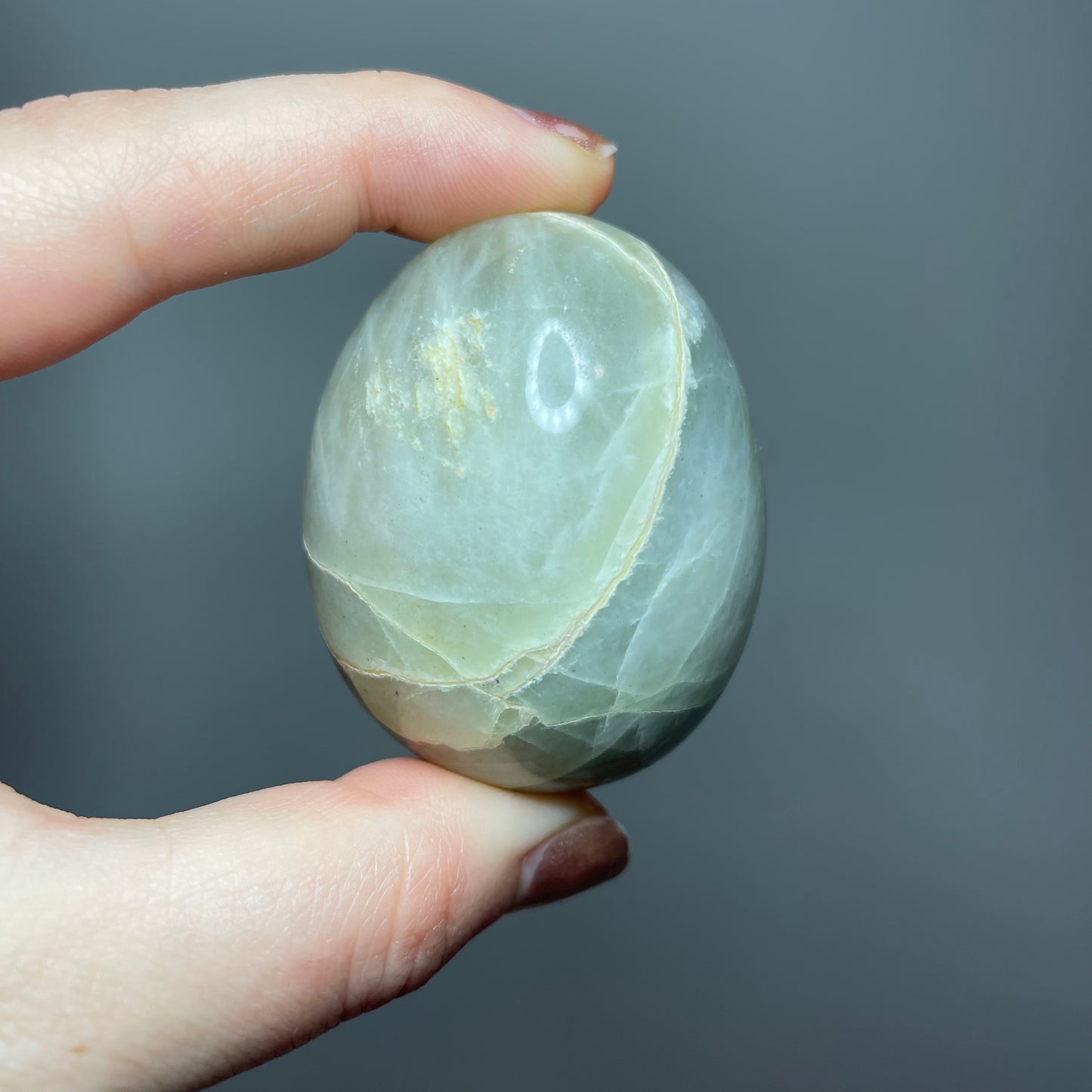 Garnierite Palm Stones