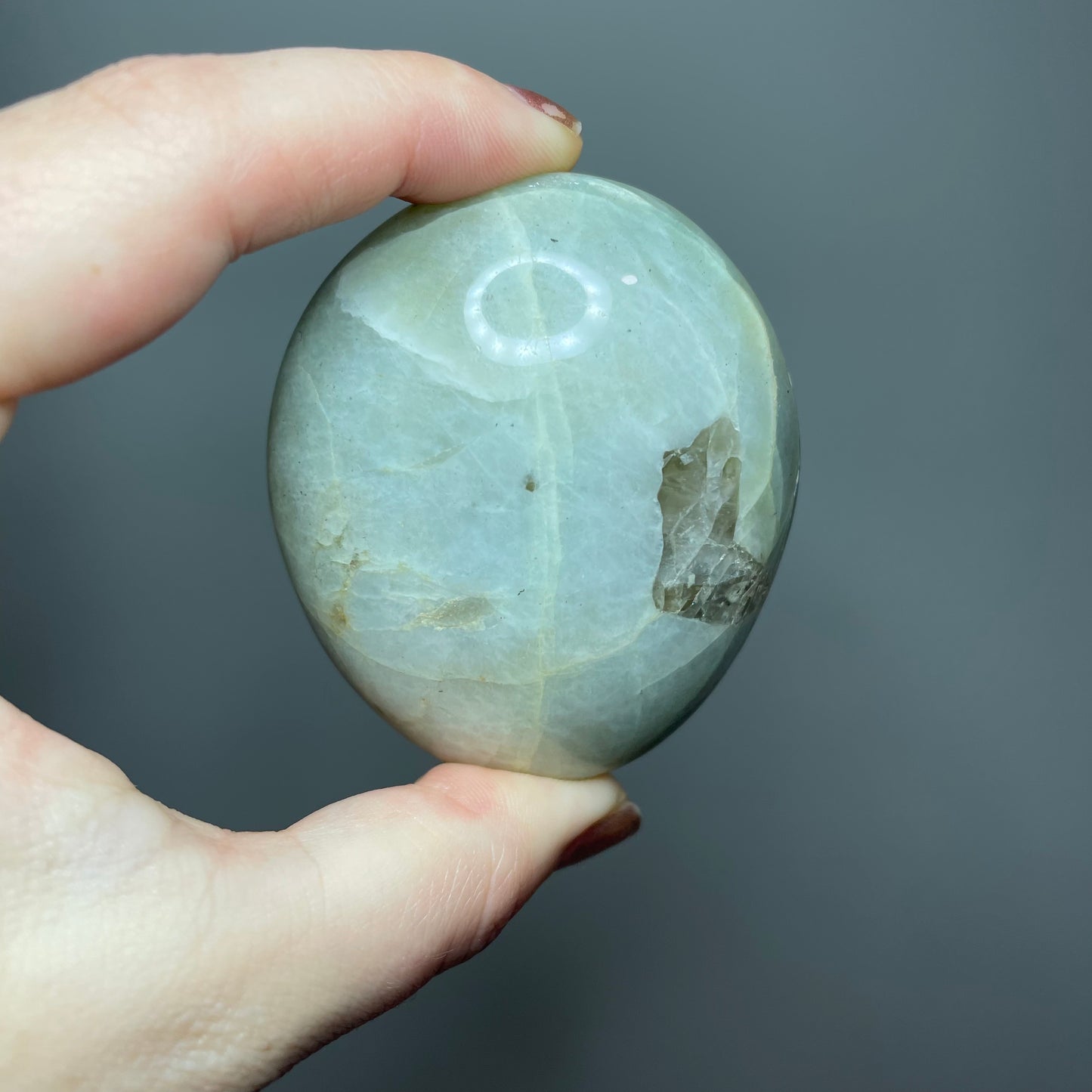Garnierite Palm Stones