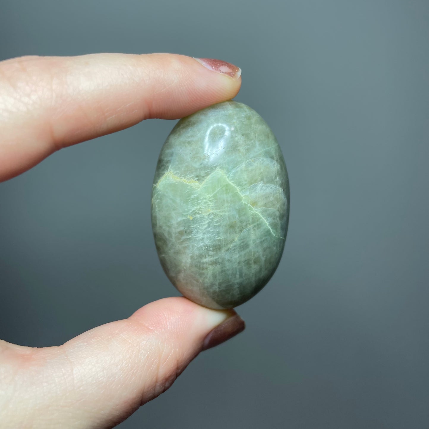 Garnierite Palm Stones