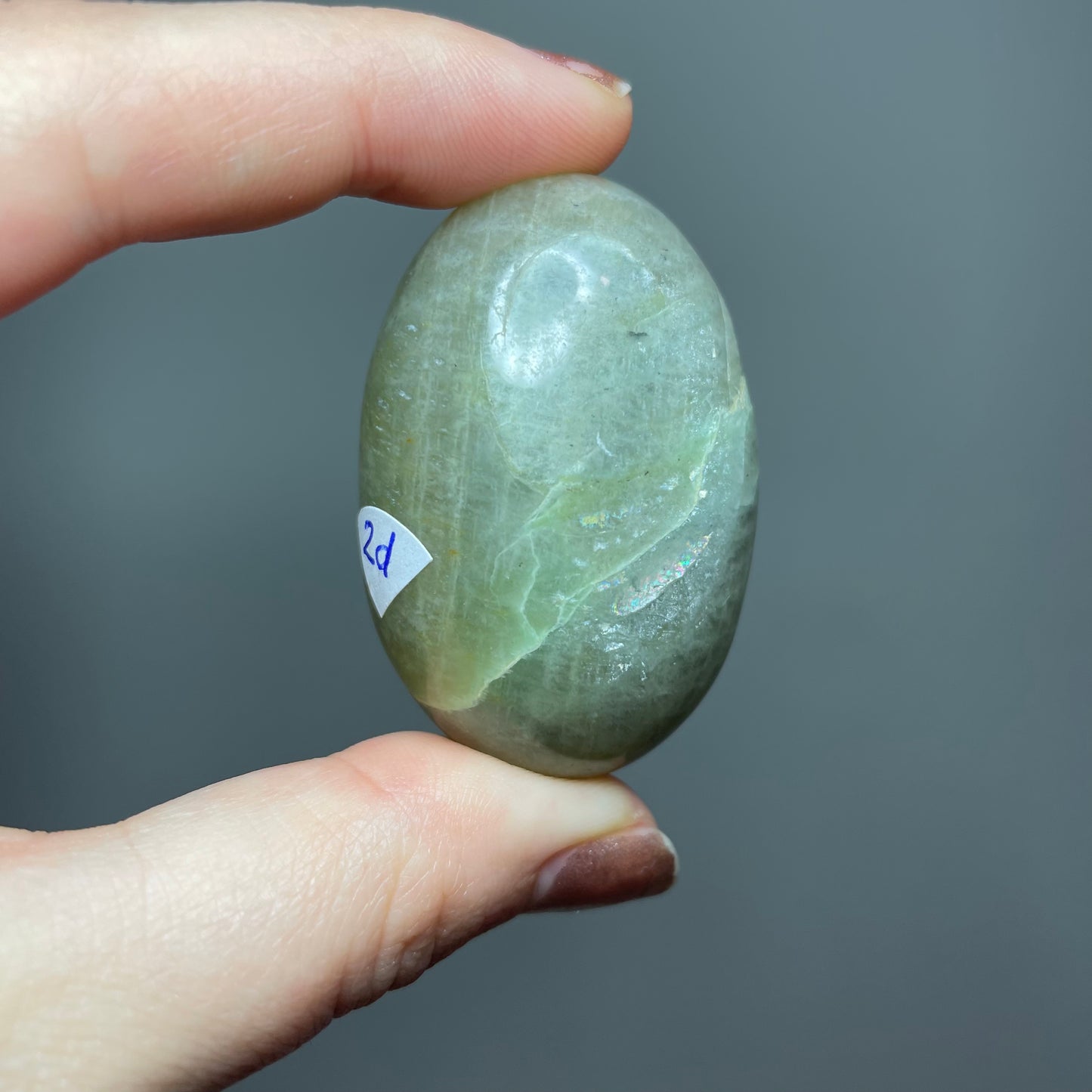 Garnierite Palm Stones