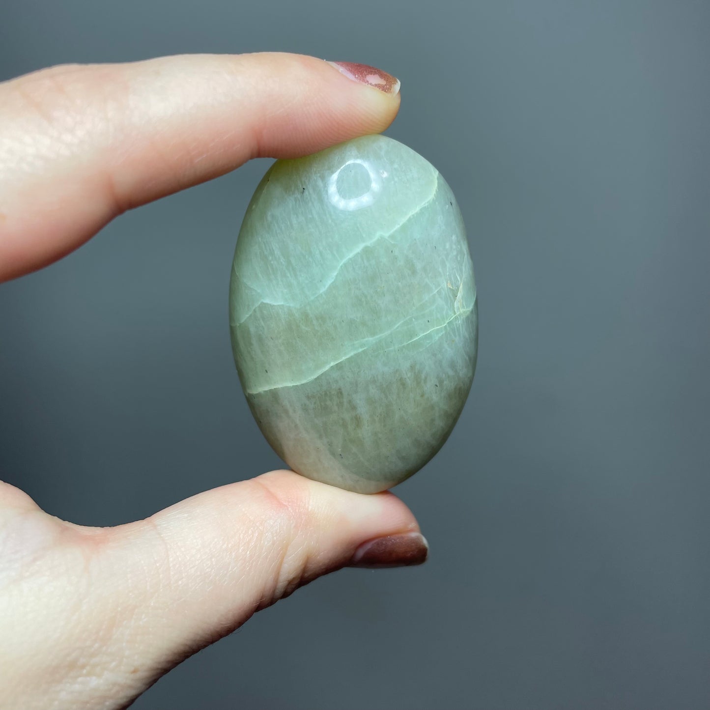 Garnierite Palm Stones