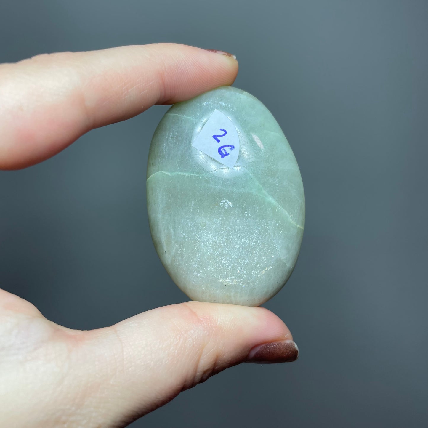 Garnierite Palm Stones