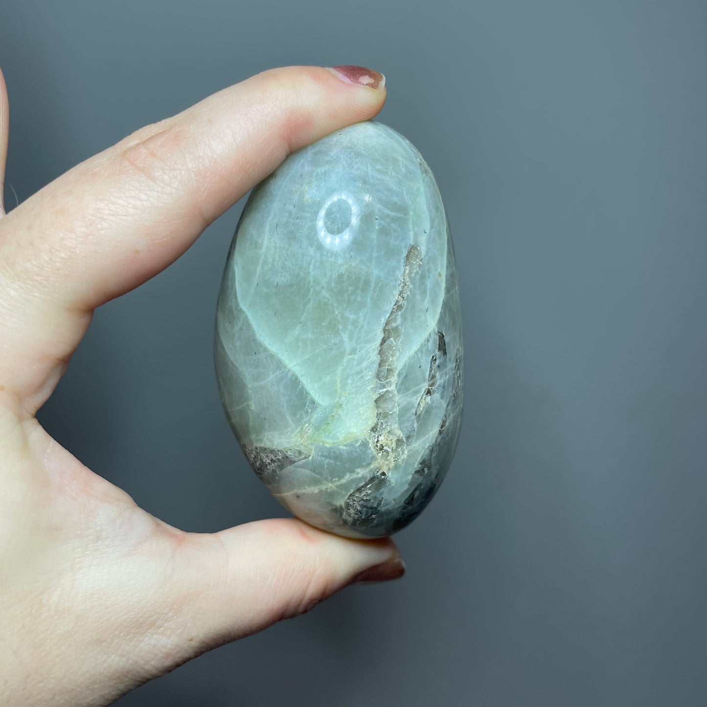 Garnierite Palm Stones