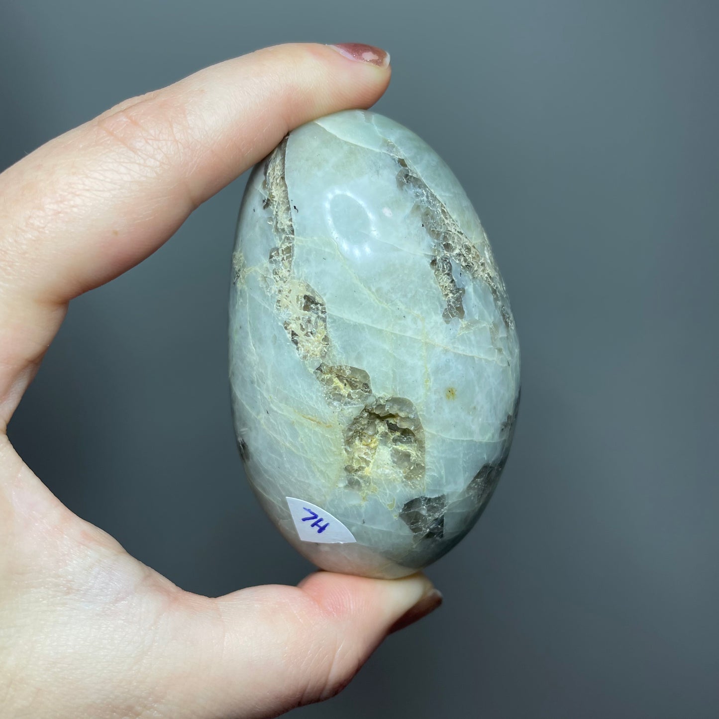 Garnierite Palm Stones