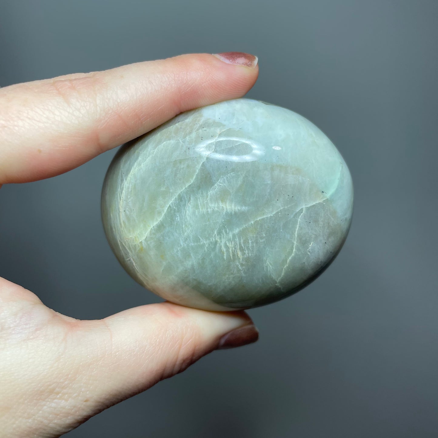 Garnierite Palm Stones