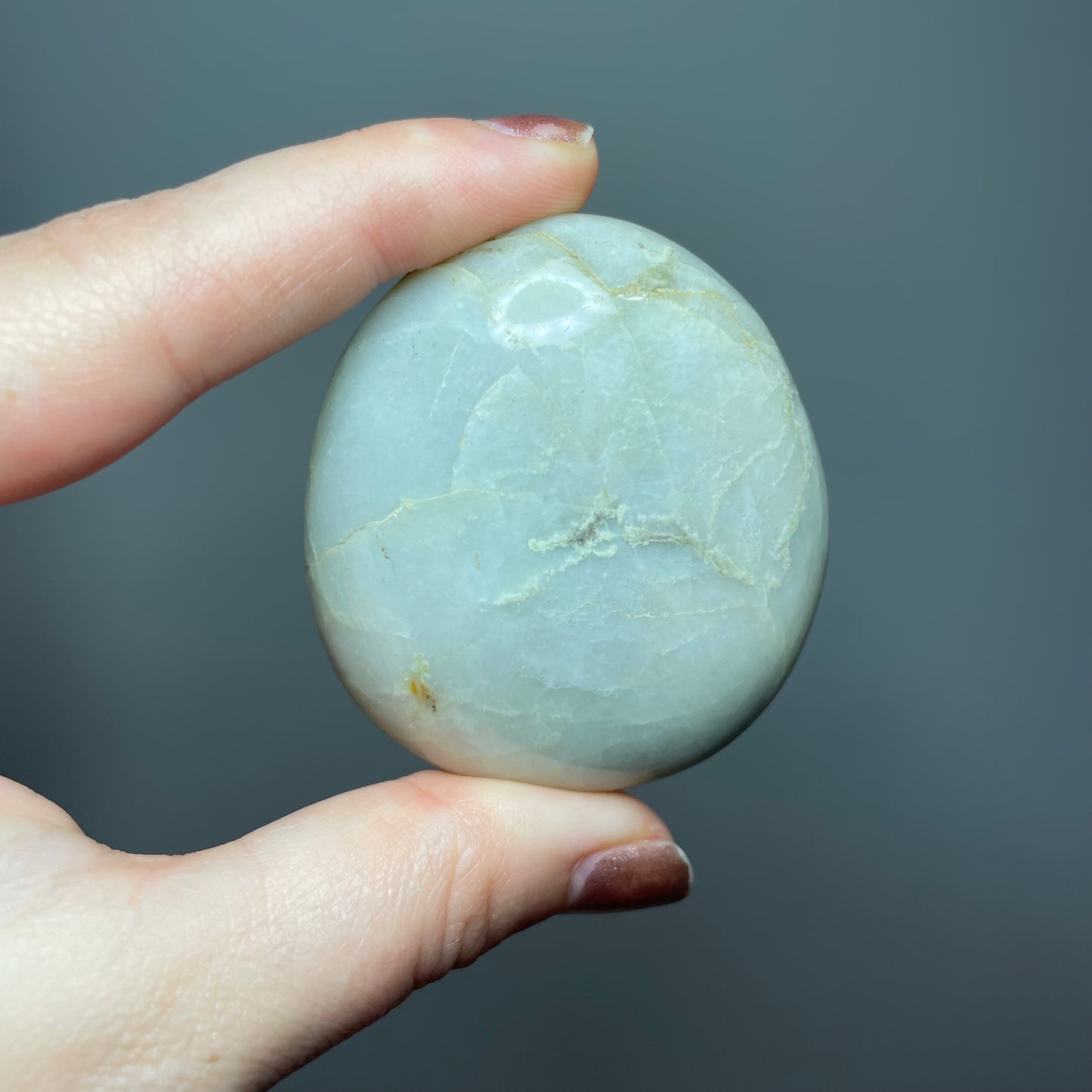 Garnierite Palm Stones