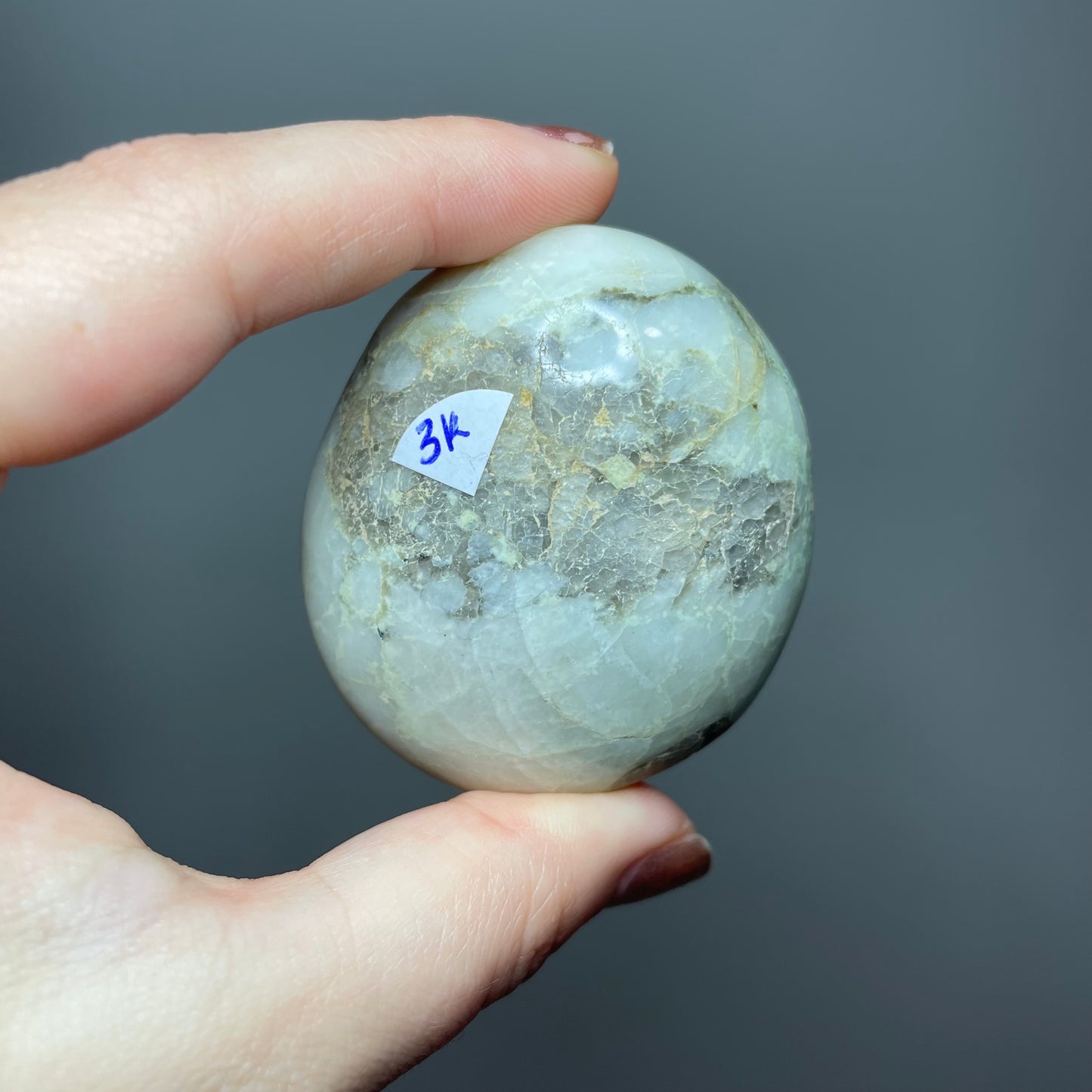 Garnierite Palm Stones