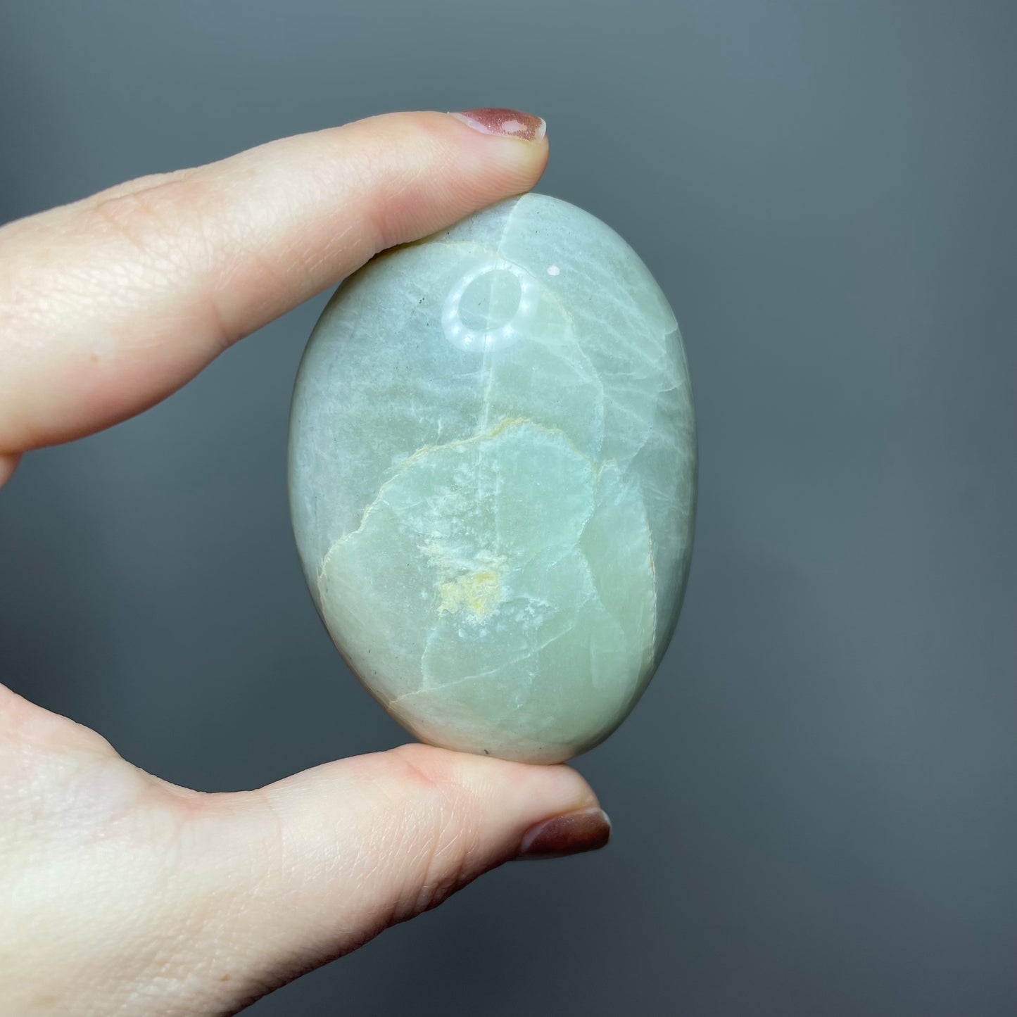 Garnierite Palm Stones