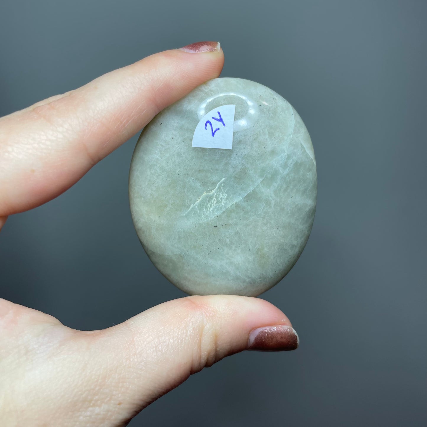 Garnierite Palm Stones