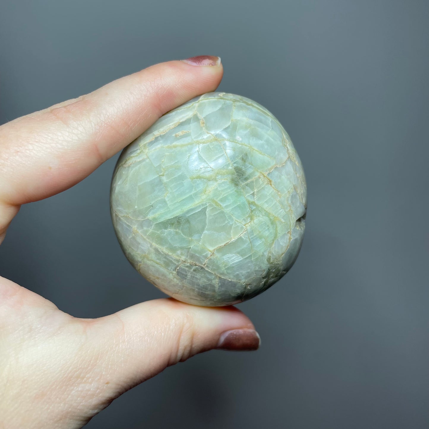 Garnierite Palm Stones