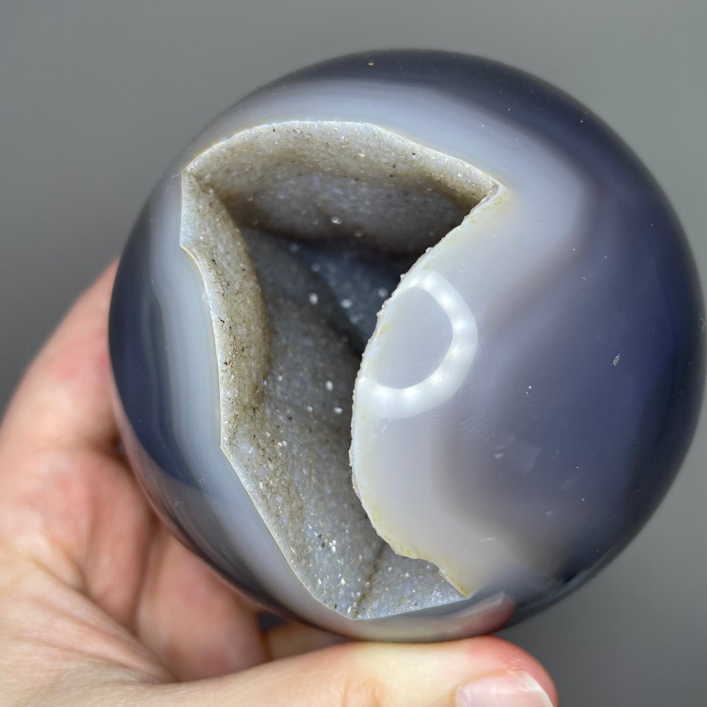 Agate Druzy Sphere