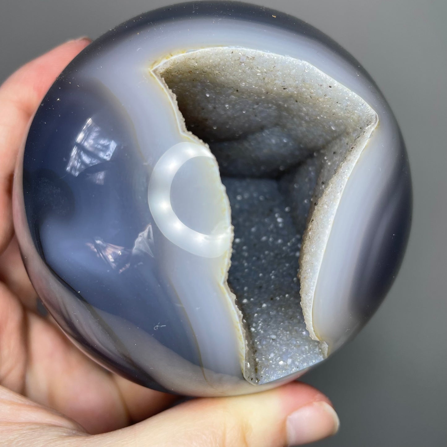 Agate Druzy Sphere