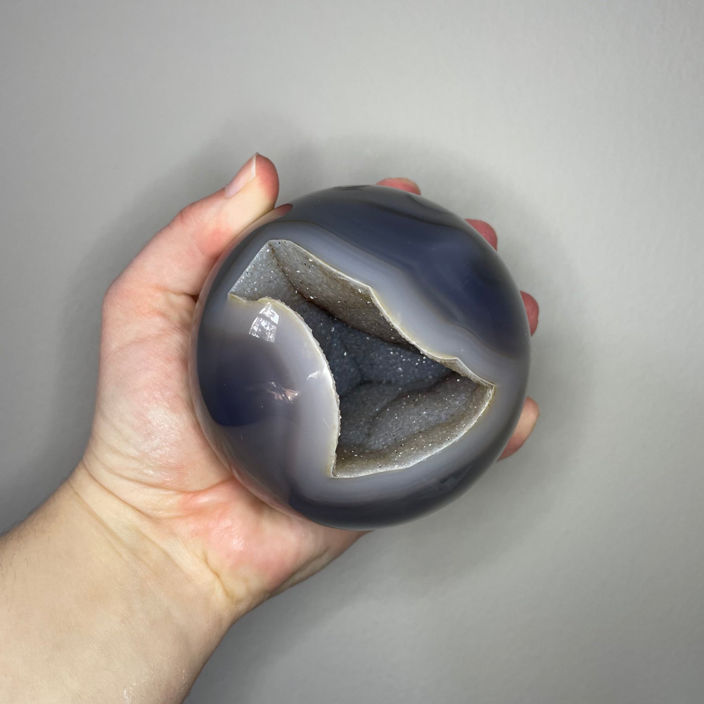 Agate Druzy Sphere