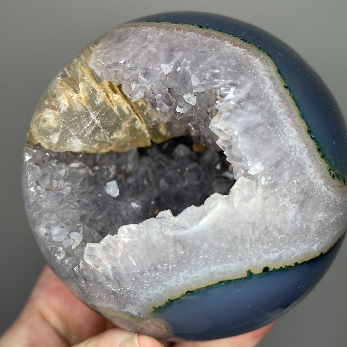 Agate Druzy Sphere