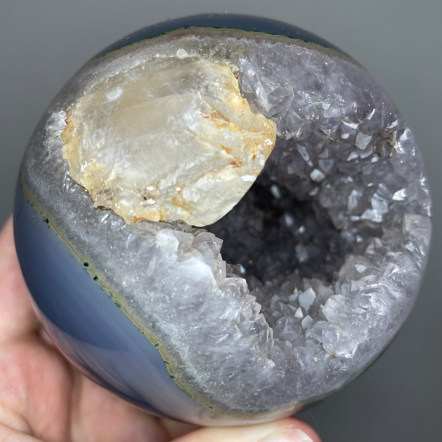 Agate Druzy Sphere