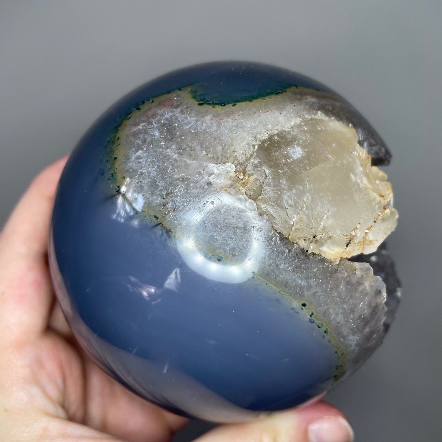 Agate Druzy Sphere