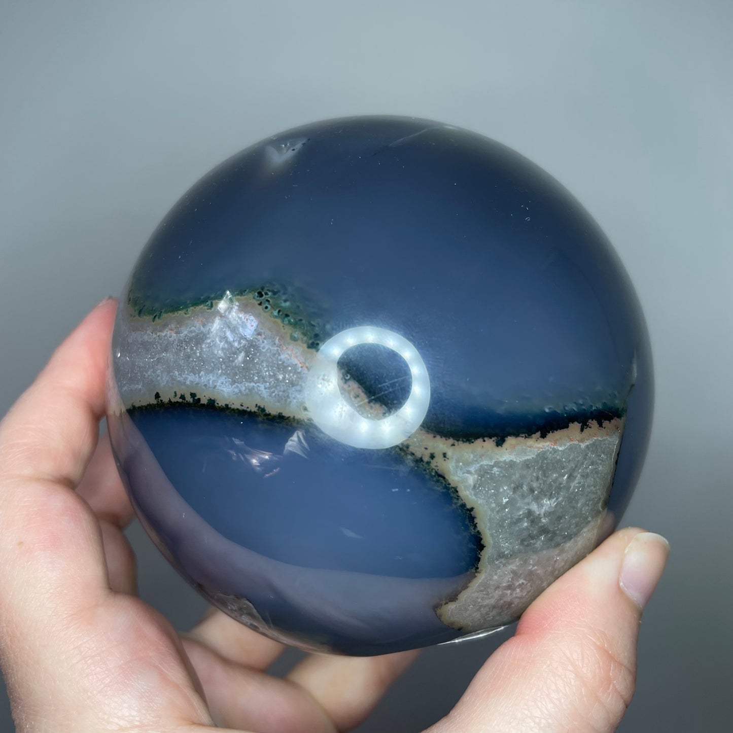 Agate Druzy Sphere