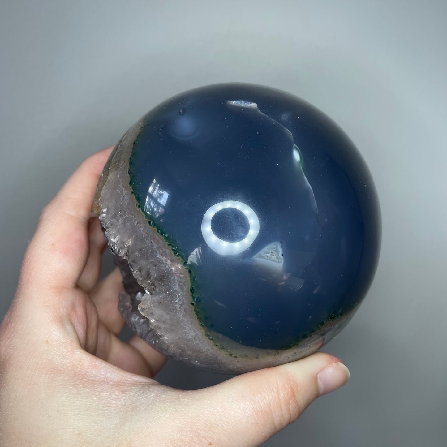 Agate Druzy Sphere