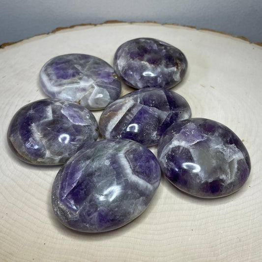 Amethyst (Chevron) Palm Stone